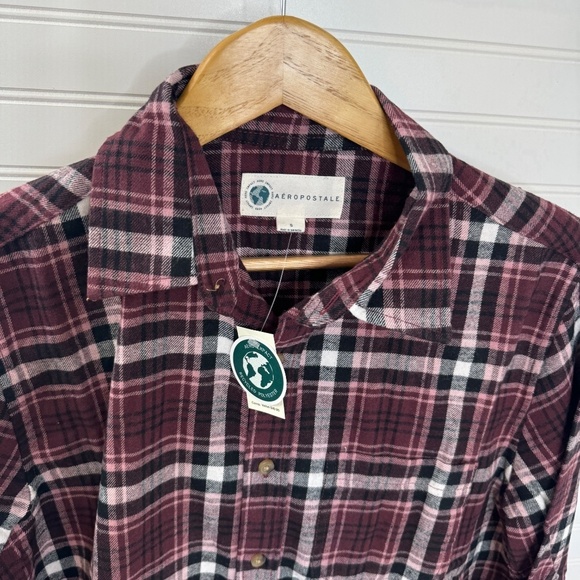 NEW Men's Aeropostale Flannel Small - Picture 4 of 7